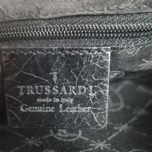 Trussardi Black Genuine Leather Women's Shoulder Bag